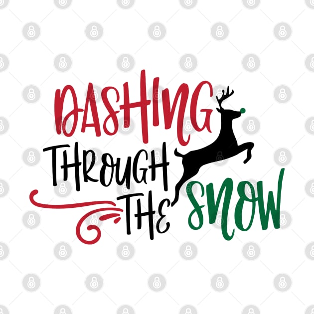 Dashing trough the snow by Peach Lily Rainbow