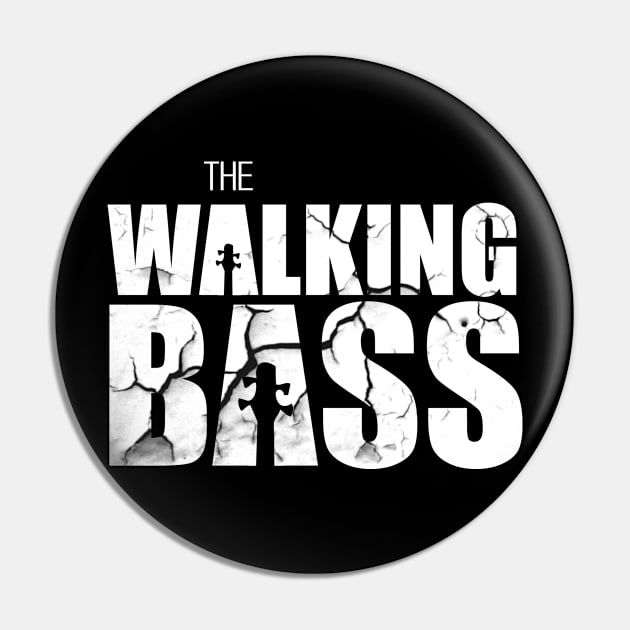 Funny THE WALKING BASS T Shirt design cute gift Pin by star trek fanart and more