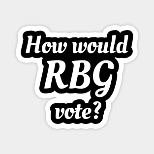 How Would RBG Vote? Magnet