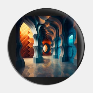 Mystical Cave Mosaic Pin