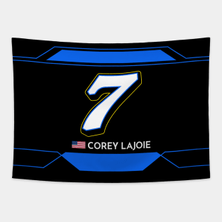 Corey LaJoie #7 2023 NASCAR Design Tapestry