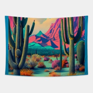 Abstract Desert Landscape Tapestry