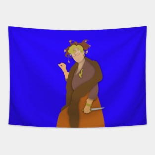 CLUE: Mrs. Peacock Cutout Tapestry