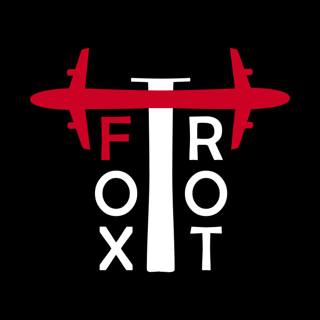 Foxtrot Aviation Phonetic Alphabet Pilot Airplane by For HerHim