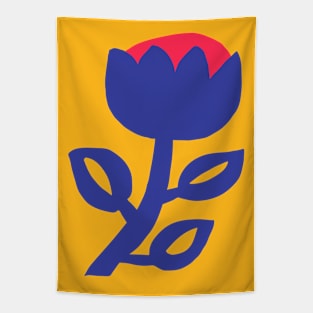 Royal Blue Flower Tapestry