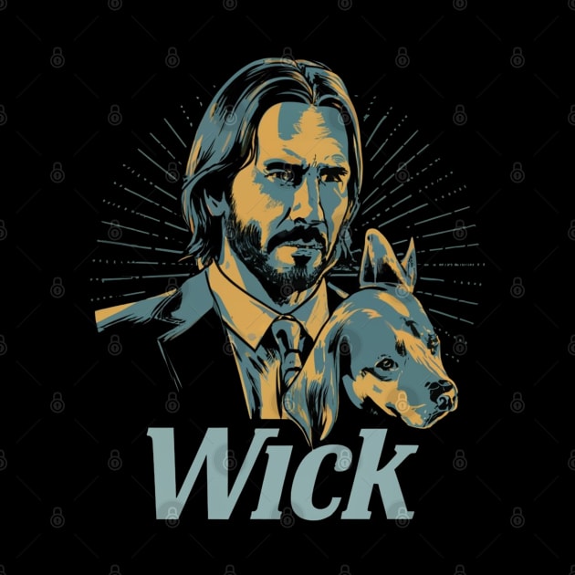 John Wick and dog by Aldrvnd