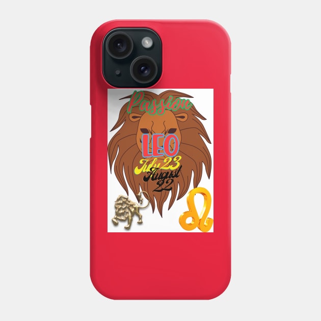 Astrology signs leo symbols Phone Case by TopSea