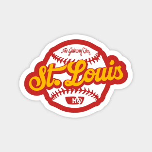 St. Louis Baseball Magnet