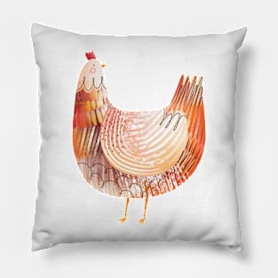 Folk hen Pillow