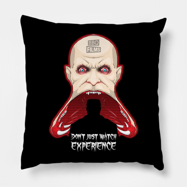 Blade Rave BBQ Films Design Pillow by yayzus