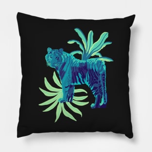 Midnight in the Jungle Pillow