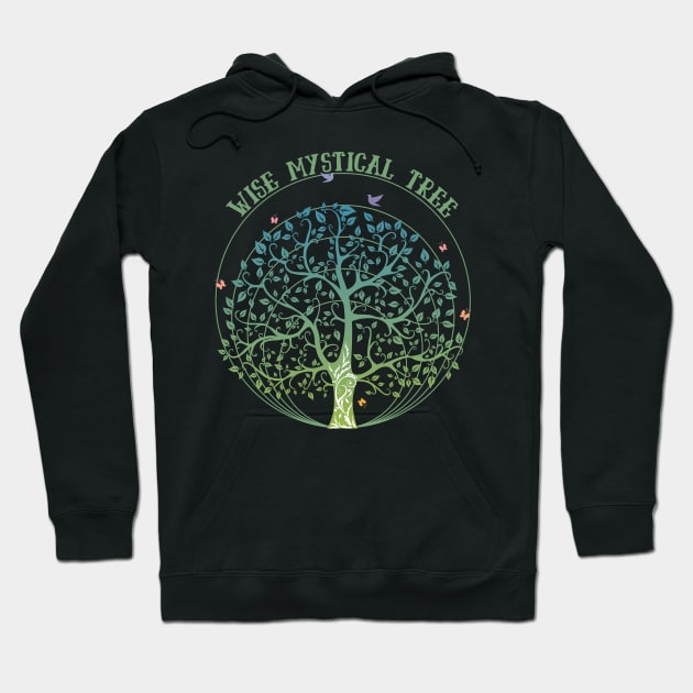  Wise Mystical Tree Pullover Hoodie : Clothing, Shoes & Jewelry