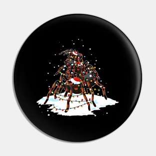 Tarantula Santa Light Tree Pin