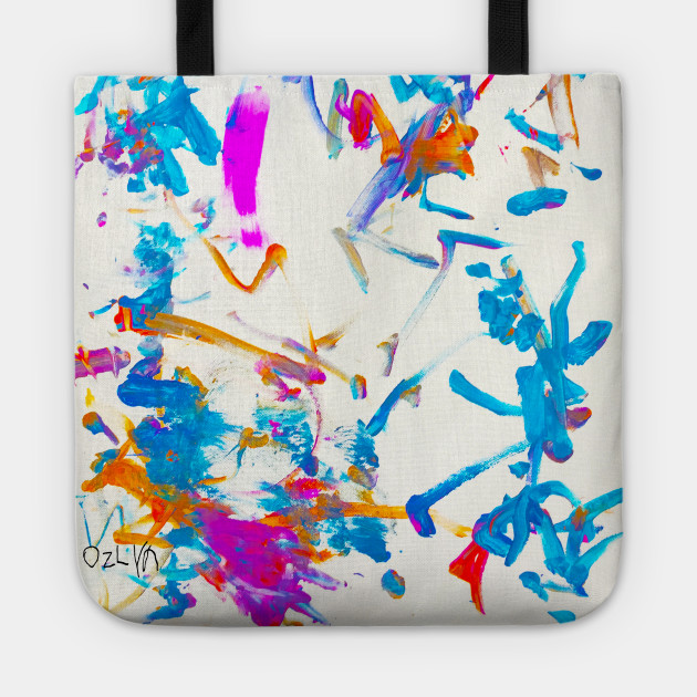 My First Painting Kid Art Tote Bag Teepublic Uk