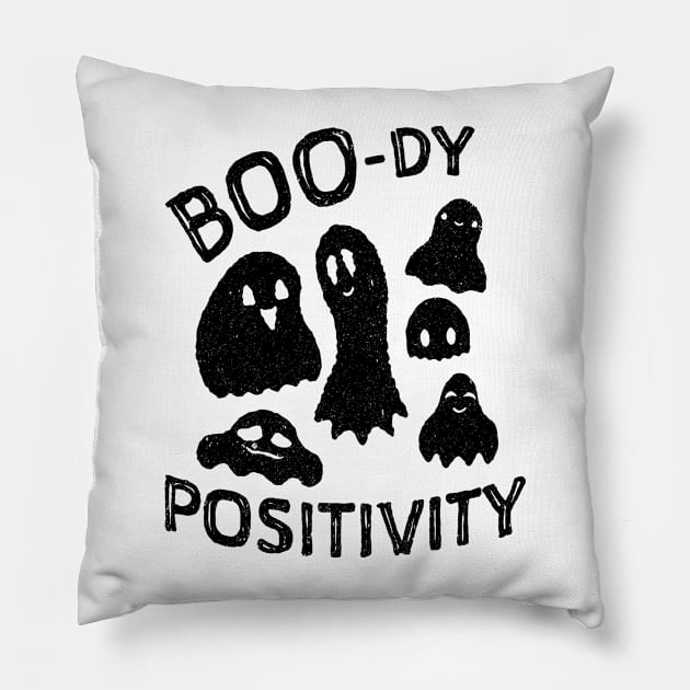 Boo-dy Positivity Pillow by Hello Emu Design