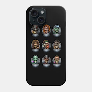 Horror toilet Monster pack 1 Phone Case