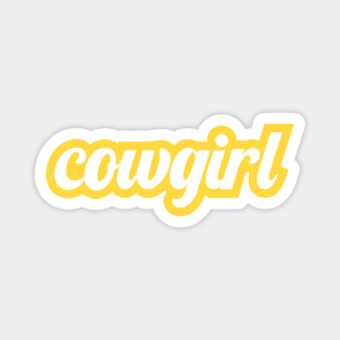 Cowgirl Magnet