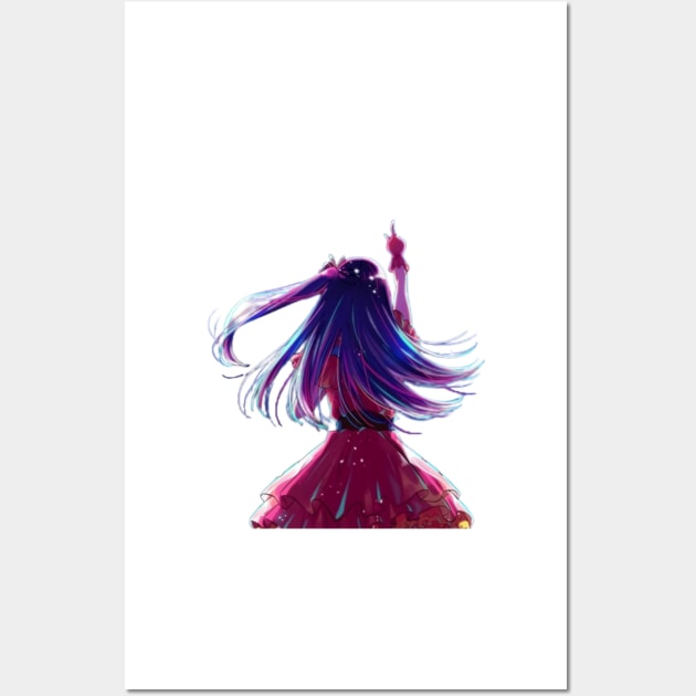 Ai Hoshino Oshi no Ko Anime girl Trending Art Board Print for Sale by  Spacefoxart