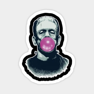 Frankenstein with chewing gum Magnet