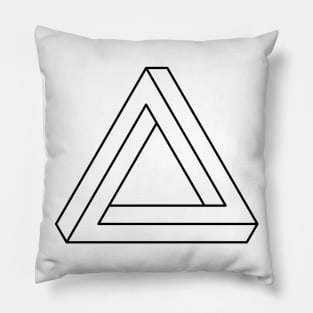 Impossible Shapes – Optical Illusion - Geometric Designs Pillow