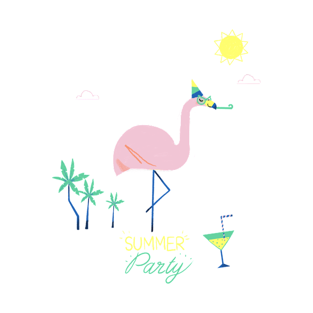 Cocktail Flamingo by BabyKarot