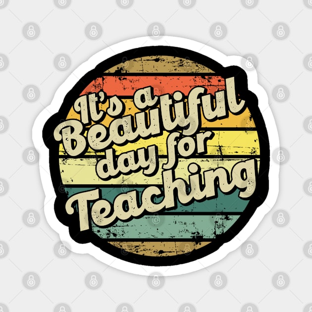 Teaching gift for teacher. Perfect present for mother dad friend him or her Magnet by SerenityByAlex