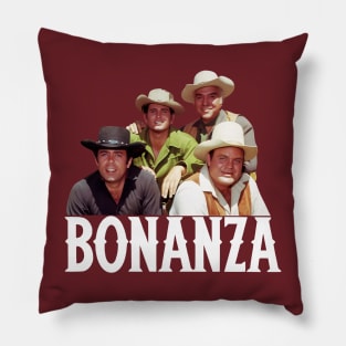 Bonanza - Group - Tv Western Pillow