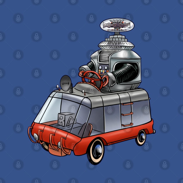 Lost In Space Pedal Car by ChetArt