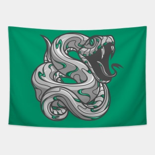 silver and emerald serpent house of ambition Tapestry