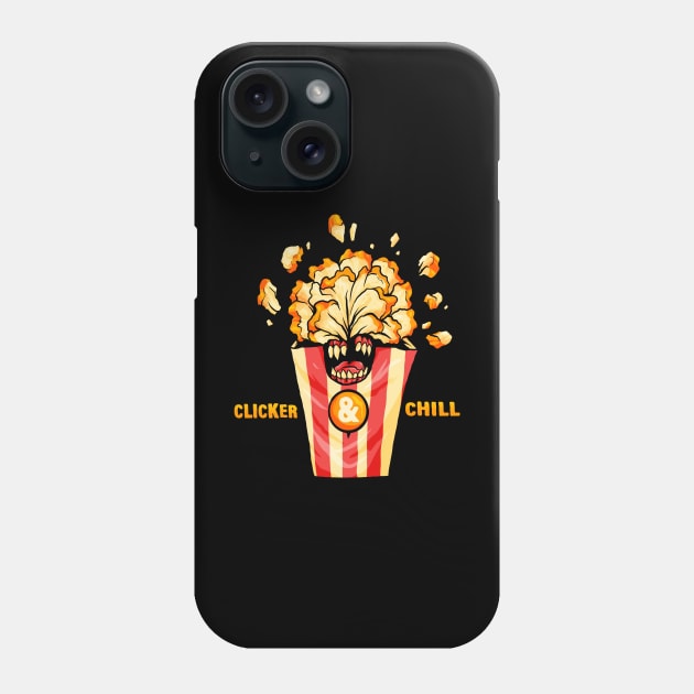 clicker and chill Phone Case by spoilerinc