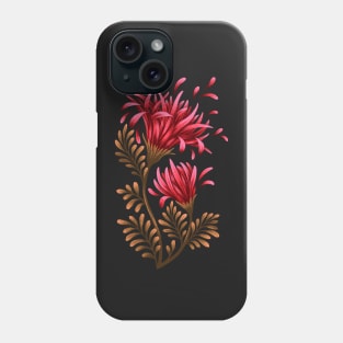 Daisies - Red / Olive / Black Phone Case