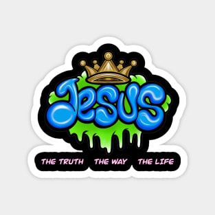 Jesus Is King Magnet