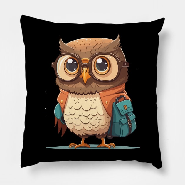 Go To School Pillow by vamarik