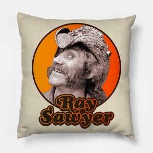 Ray Sawyer ))(( Retro Dr Hook Rock Tribute Pillow