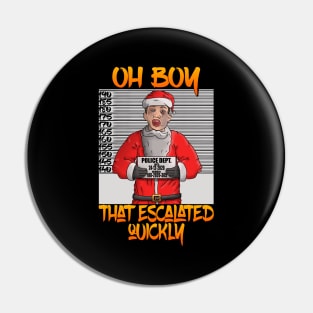 Christmas Escalation Police Santa Claus Meme Pin