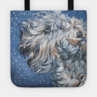 Soft-coated Wheaten Terrier Fine Art Painting Tote