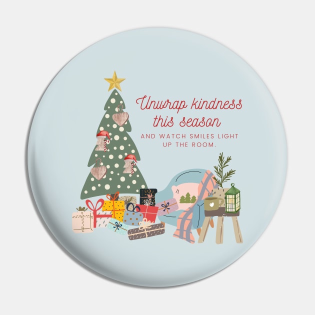 Unwrap kindness this season and watch smiles light up the room. Pin by PrintDesignStudios