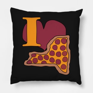 I Love Pizza From New York Pillow