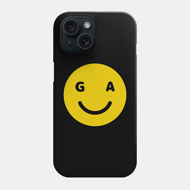 Georgia Smiley Face Phone Case by goodwordsco