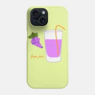 Grape juice. Phone Case