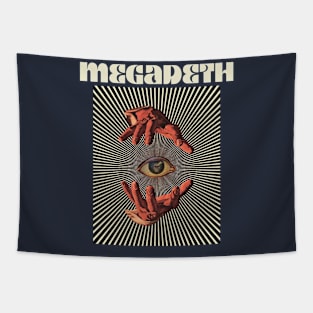 Hand Eyes Megadeth Tapestry