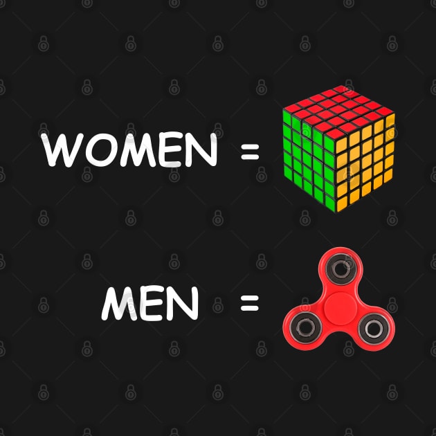 Women and Men differences funny by Manual Mente Gifts (MMG)