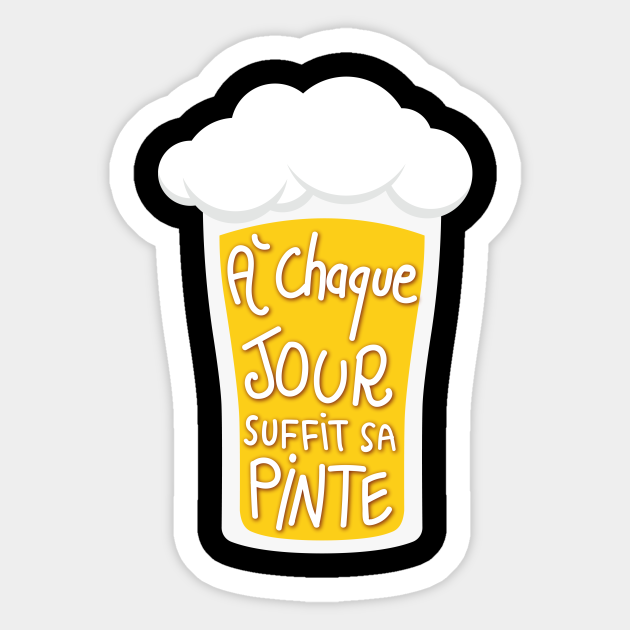 Humour Biere Alcool Original Biere Blonde Fte Sticker Teepublic Humour Biere Alcool Original Biere Blonde Fte Sticker Teepublic