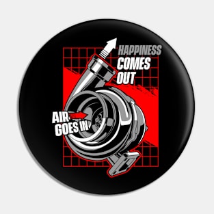 Turbo Happiness Pin