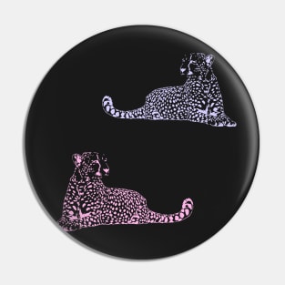 pink and purple cheetah preppy aesthetic Pin