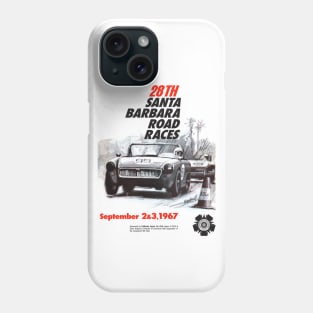 Santa Barbara Road Races 1967 Phone Case