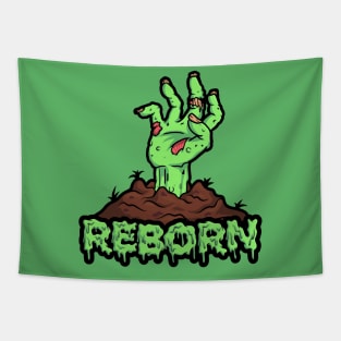 holloween zombie hand design Tapestry