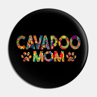 Cavapoo Mom Pin
