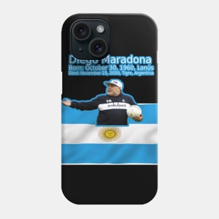 Diego Maradona T-Shirt Phone Case