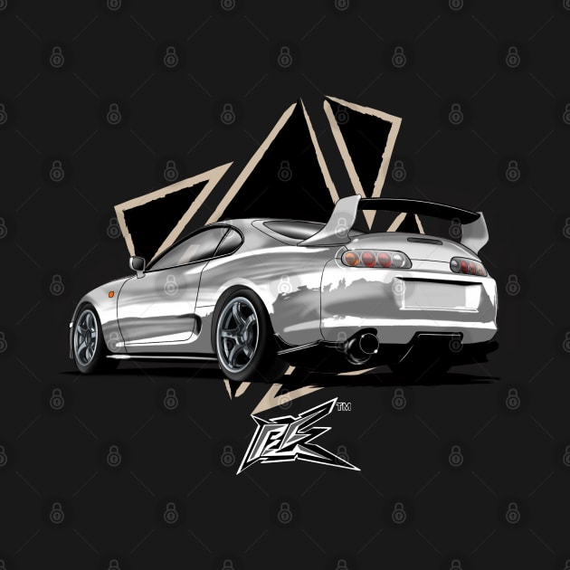 toyota supra a80 white by naquash